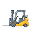 EKKO Forklift with Cushion Side View