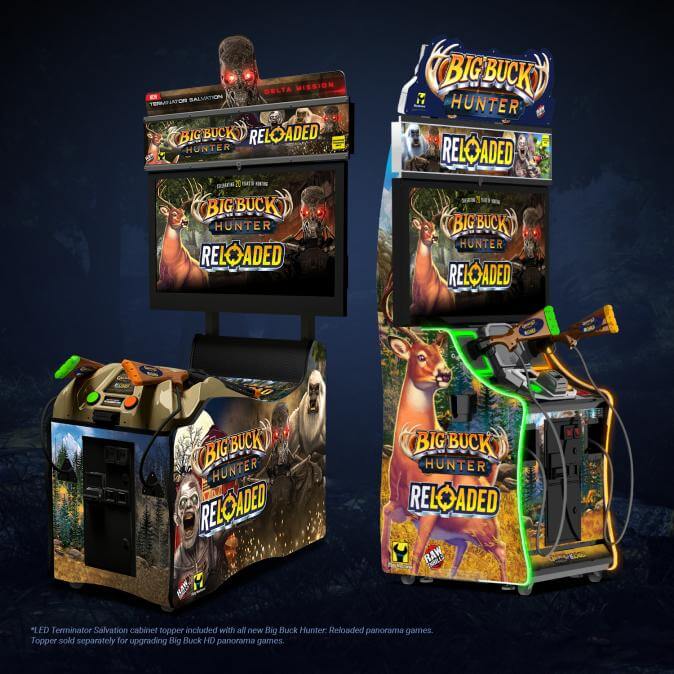 Raw Thrills Big Buck Hunter Reloaded Panorama Arcade Game