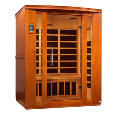 Golden Designs Dynamic Bellagio 3-person sauna DYN-6306-02 Left Exterior View