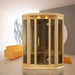 Golden Designs MX-K356-01 Maxxus EMF FAR Infrared Sauna Canadian Red Cedar Exterior View