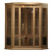 Golden Designs MX-K356-01 Maxxus EMF FAR Infrared Sauna Canadian Red Cedar Front Exterior View