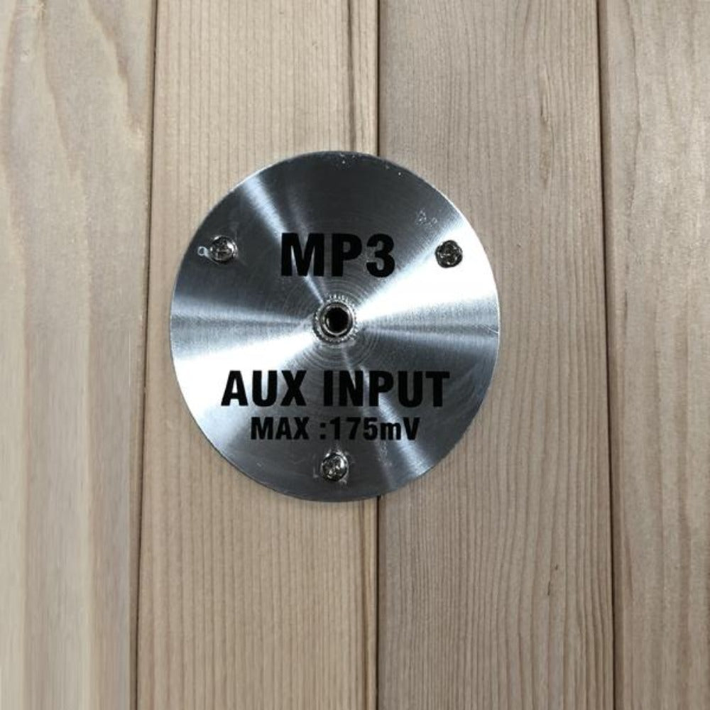 Golden Designs Maxxus "Trinity" Dual Tech 3 person Low EMF FAR Infrared Sauna Canadian Hemlock MP3 AUX Input