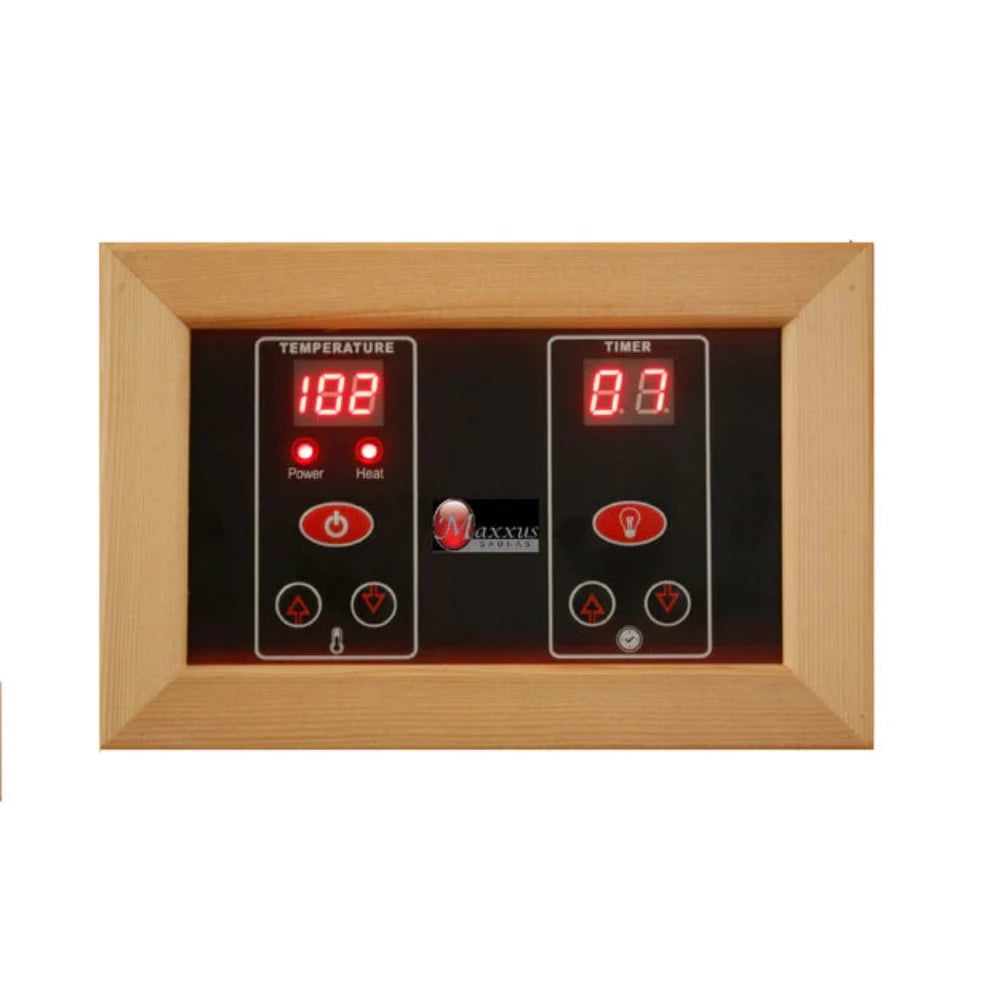 Golden Designs Maxxus "Bellevue" 3 Person Low EMF FAR Infrared Sauna Control Panel