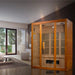Golden Designs Maxxus "Alpine" Dual Tech 3 person Low EMF FAR Infrared Sauna Canadian Hemlock MX-J306-02S Exterior View