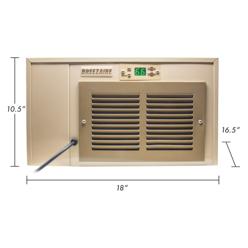Breezaire WKCE 1060 Cooling Unit Dimensions