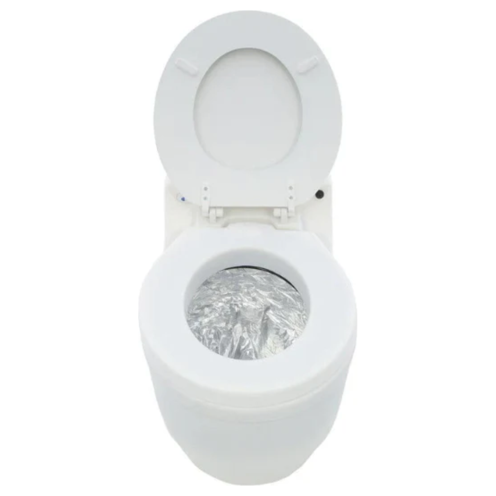 Laveo Dry Flush Portable Electric Waterless Toilet with with Car Adapter Plug 12V DF1045DC