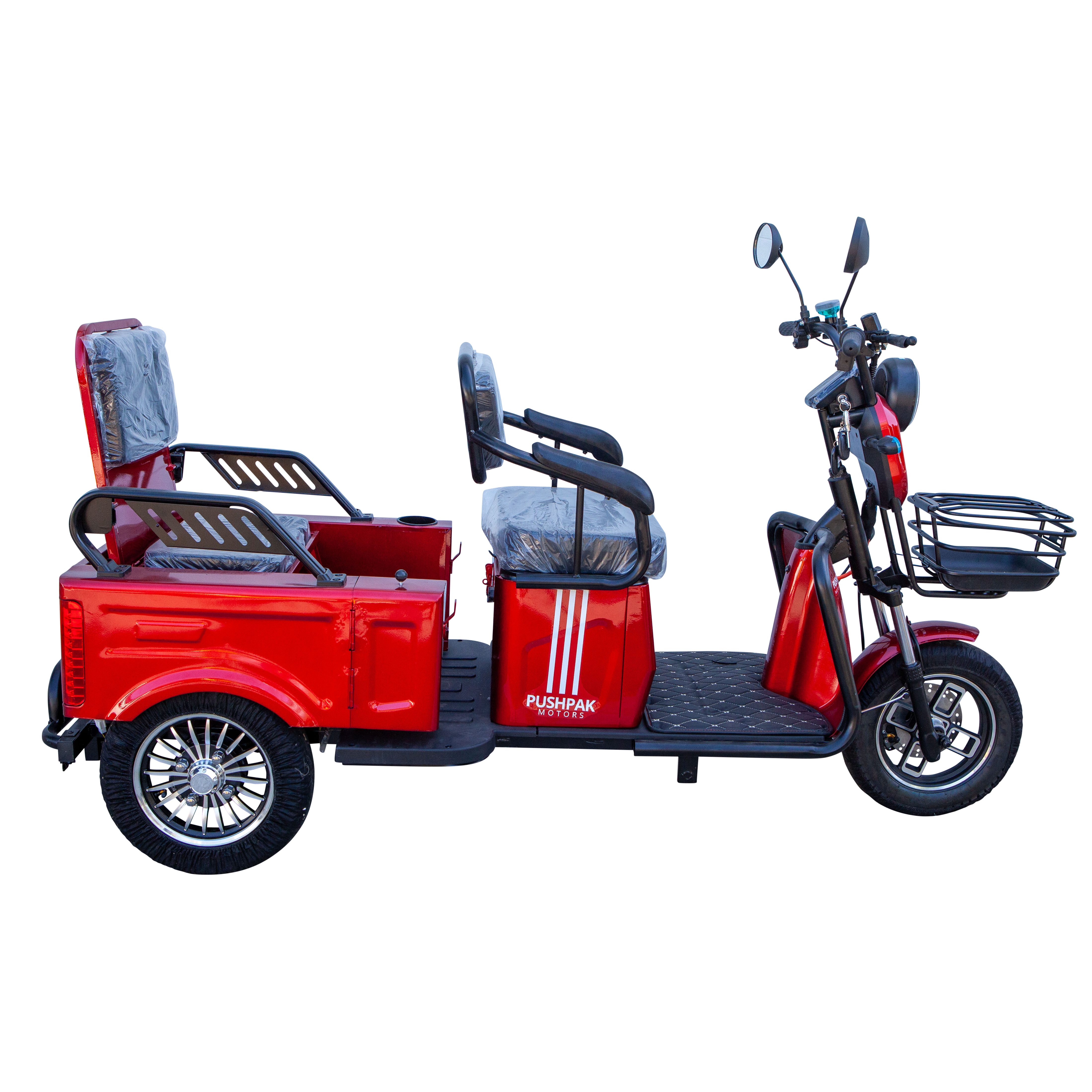 Pushpak 2-Person Electric Trike Recreational Scooter Pushpak 3000