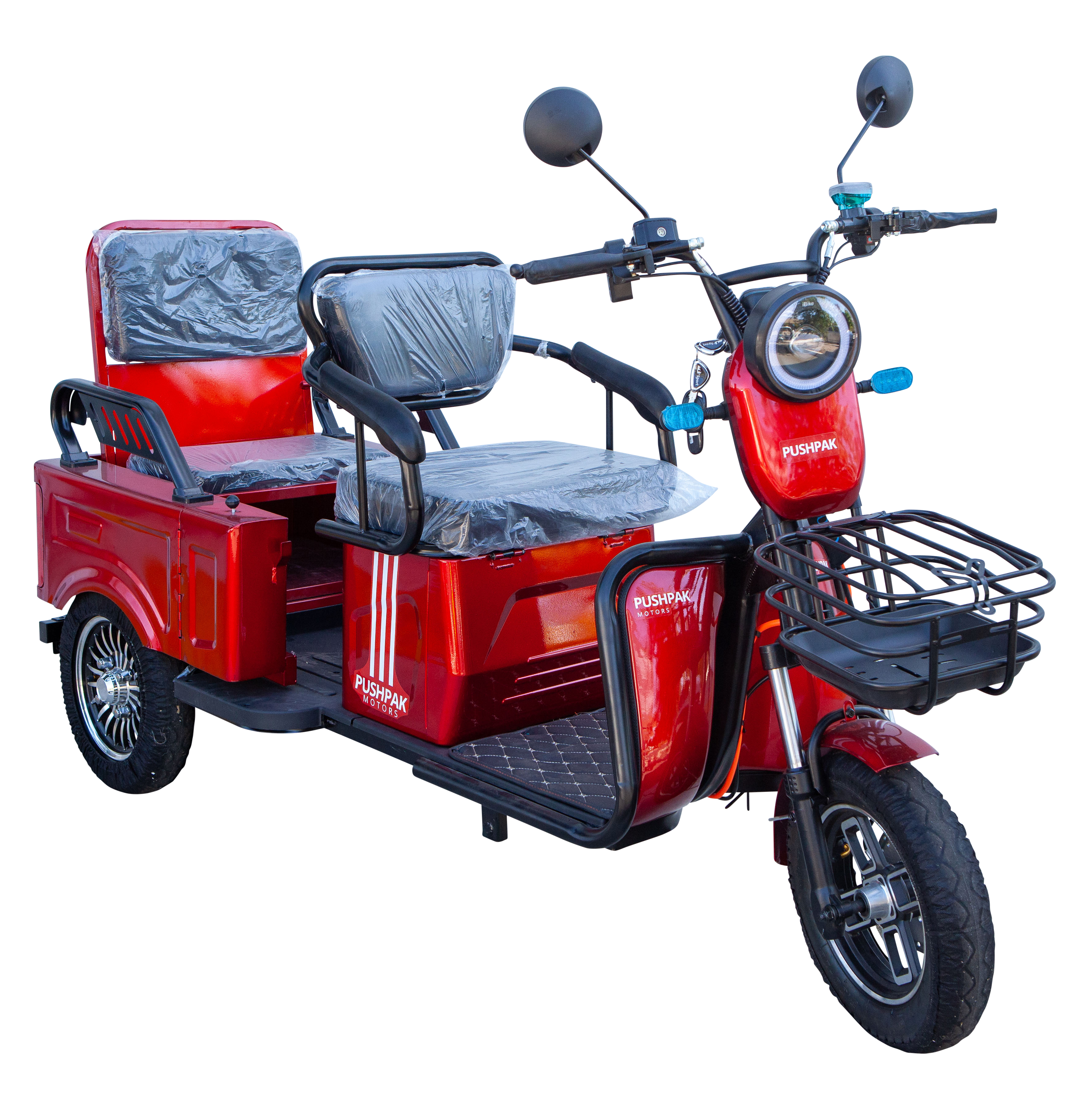 Pushpak 2-Person Electric Trike Recreational Scooter Pushpak 3000