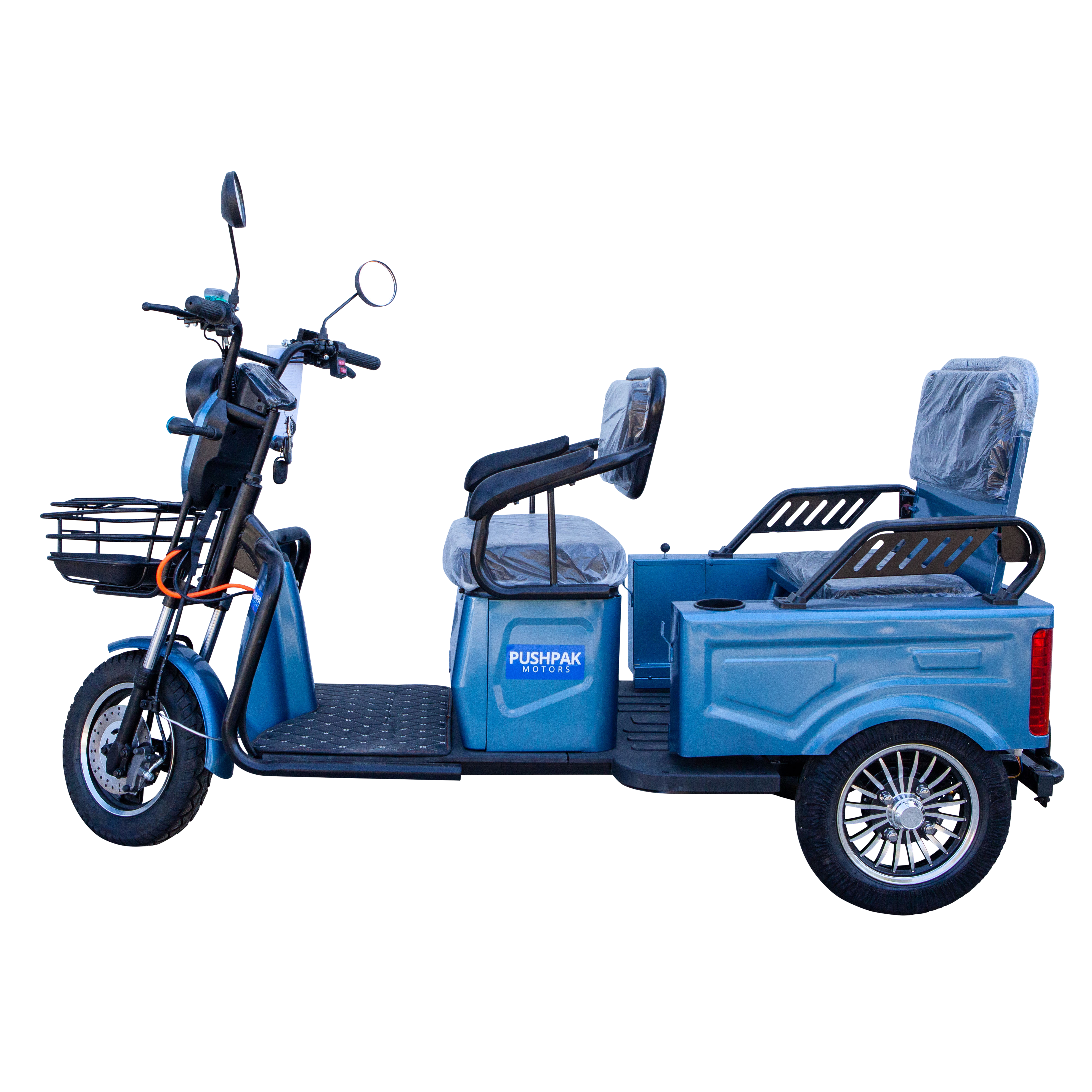 Pushpak 2-Person Electric Trike Recreational Scooter Pushpak 3000