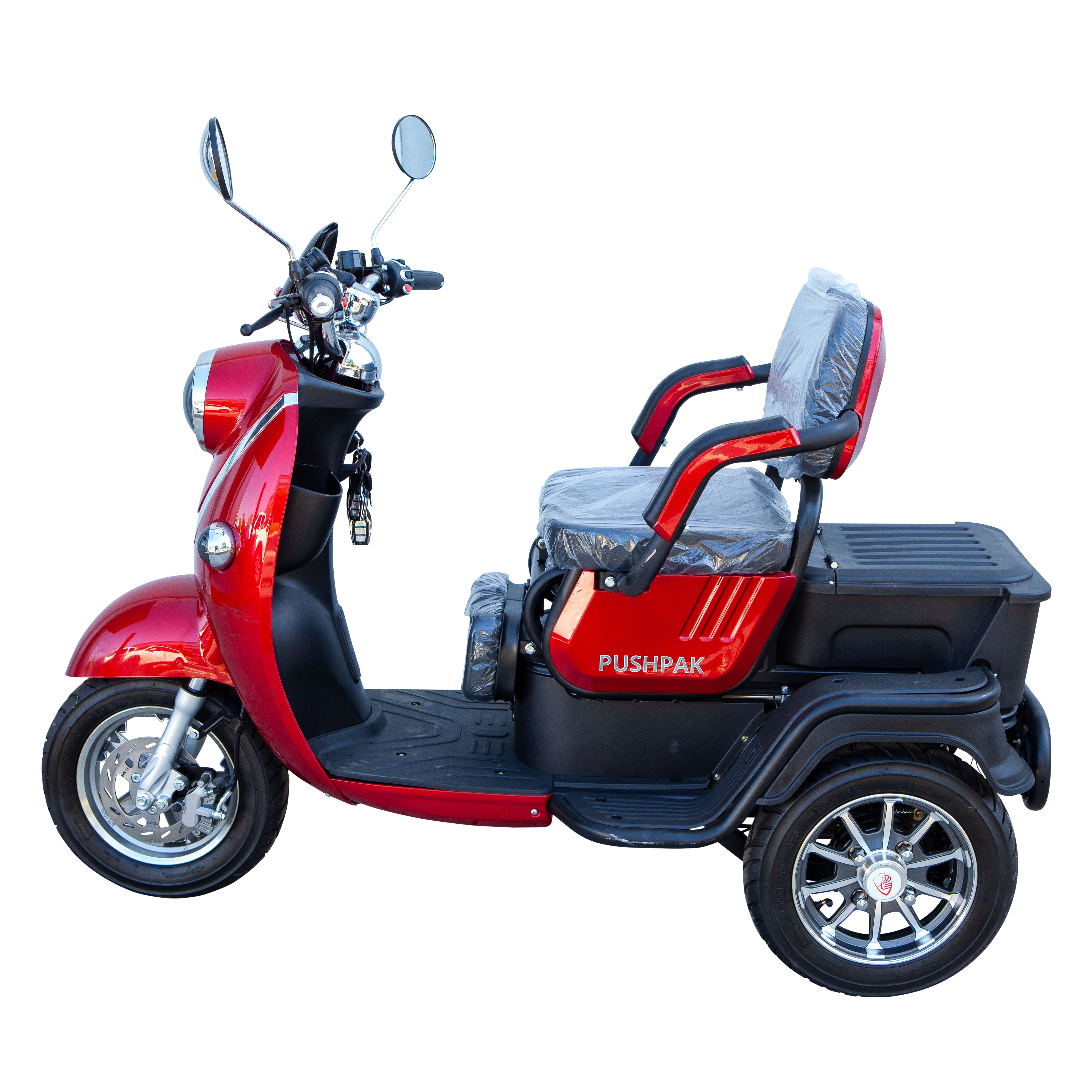 Pushpak 2-Person Electric Trike Recreational Scooter Pushpak 1000