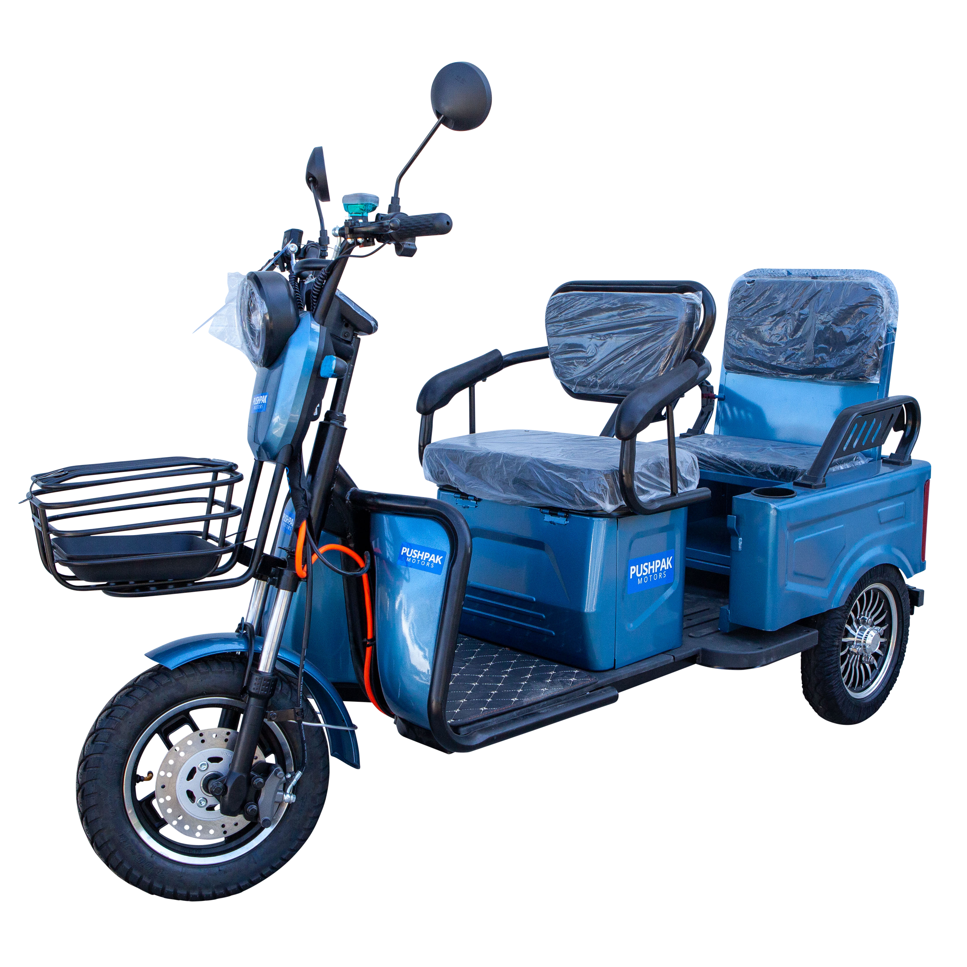 Pushpak 2-Person Electric Trike Recreational Scooter Pushpak 3000