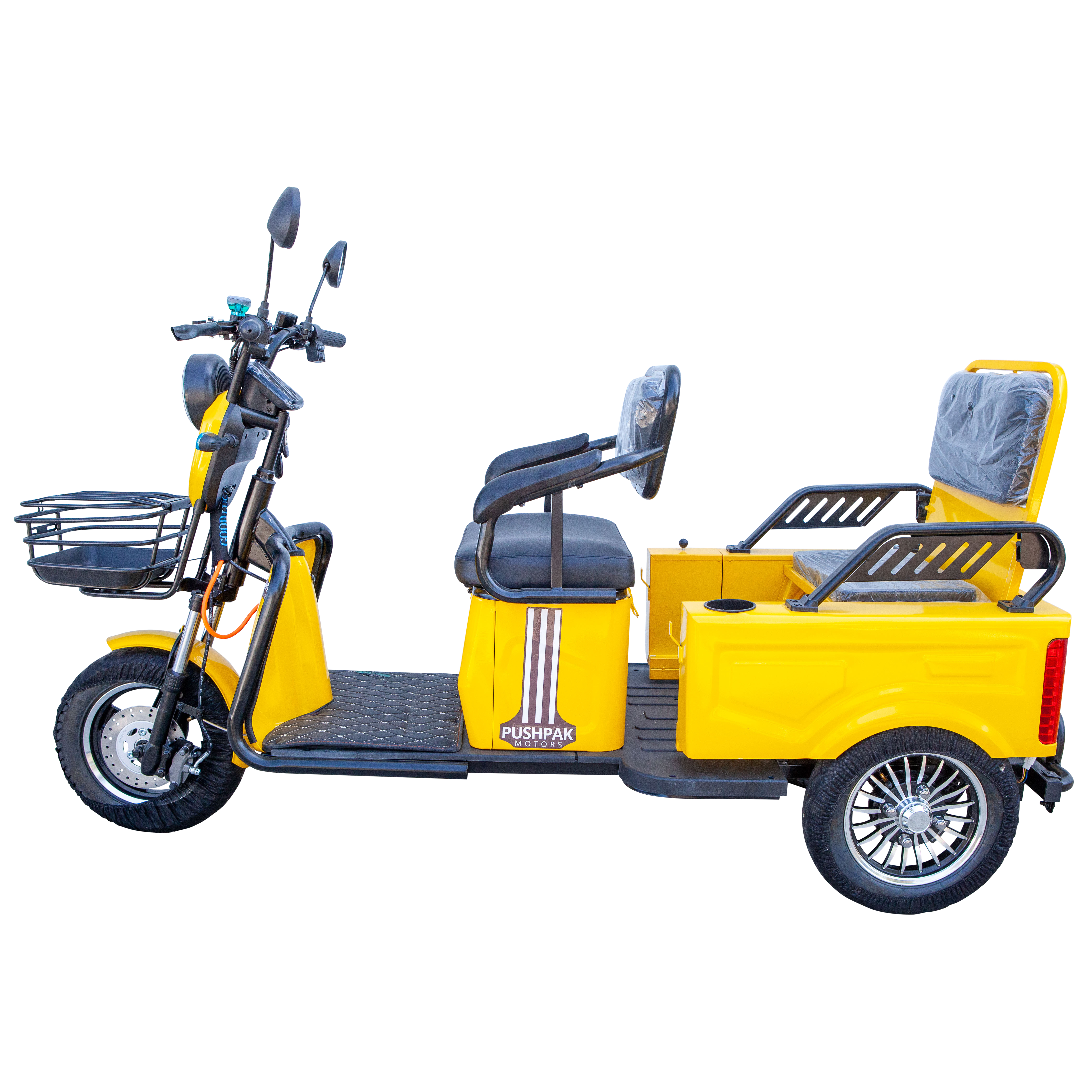 Pushpak 2-Person Electric Trike Recreational Scooter Pushpak 3000