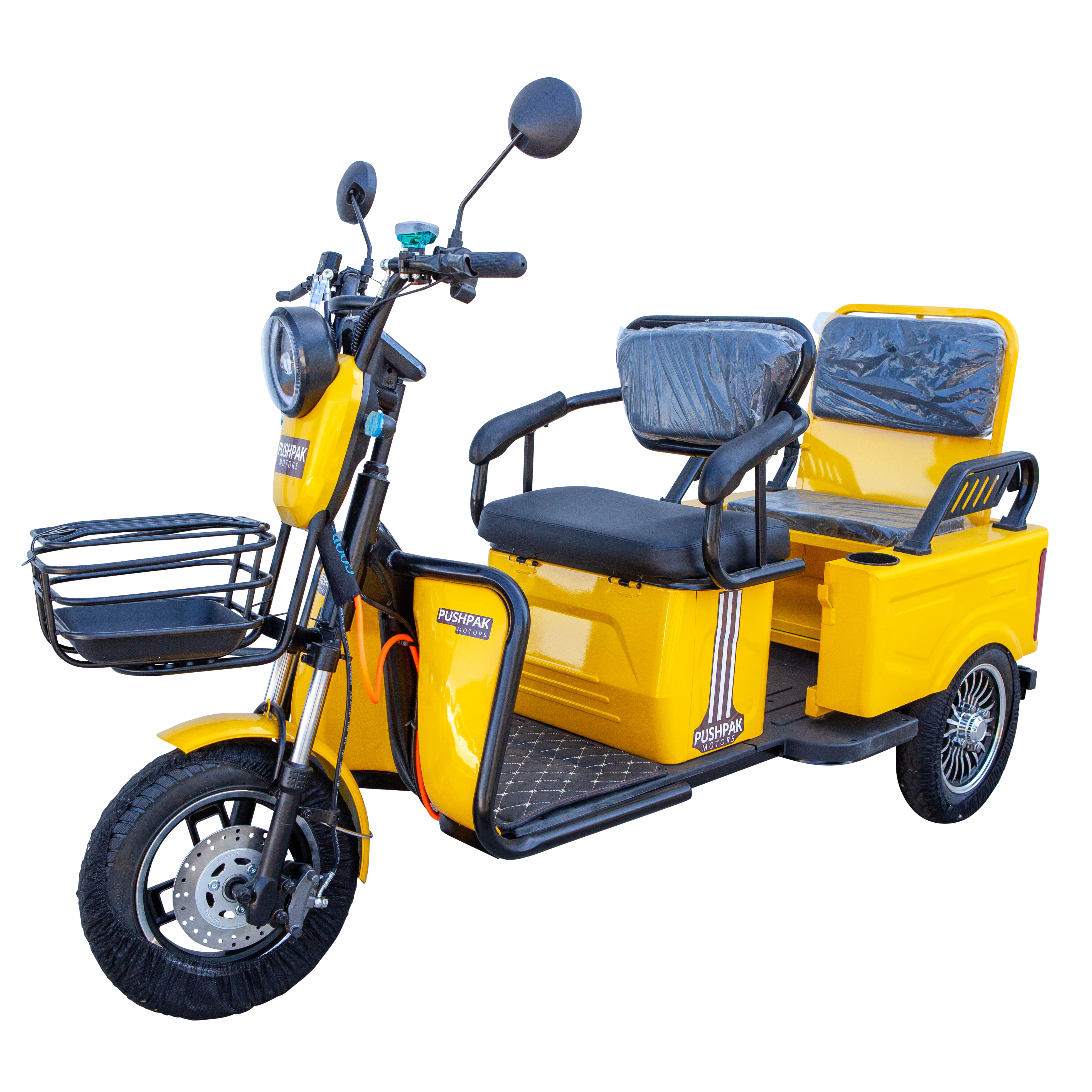 Pushpak 2-Person Electric Trike Recreational Scooter Pushpak 3000