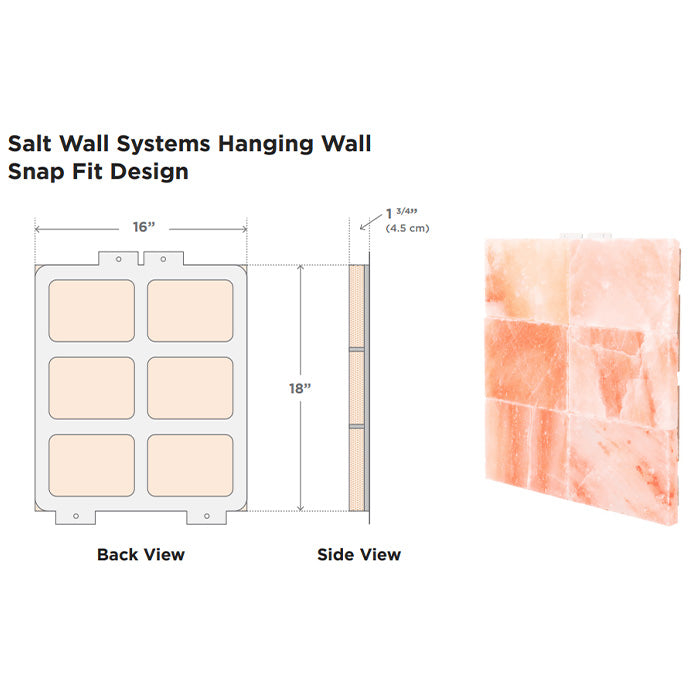 SCANDIA MANUFACTURING Himalayan Salt Wall Panels